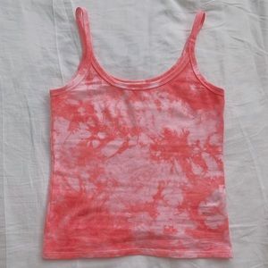 Jewel Red Tie Dye Tank top